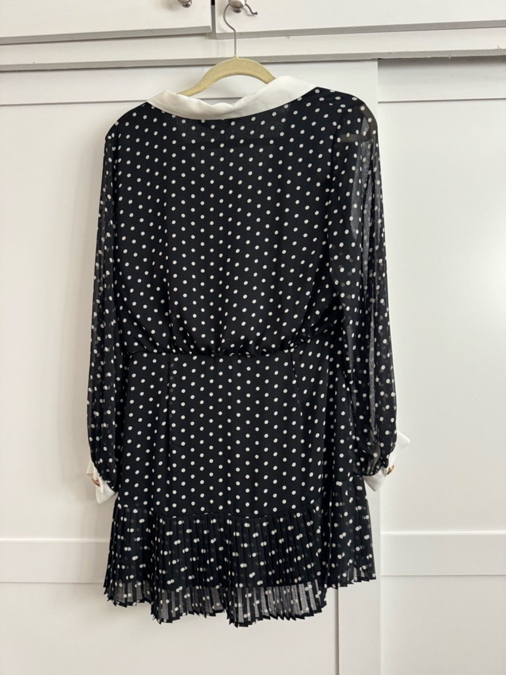 Zara Black and White Polka Dot Dress - Picture 5 of 5